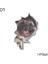 No.1 Boyutu 3 Boyutlu Hayvan Araba Sticker Yaratıcı Kedi Köpek Araba Pencereleri Sticker Sevimli Araba Çıkartmaları Araba Süsü (Yurt Dışından) 1