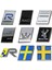 Logo 7 Volvo XC60 XC70 V40 V50 V70 V90 Araba Süsleme Için Arka Bagaj R Awd Imza Isveç Bayrağı Rozet Amblemi Etiket Sticker (Yurt Dışından) 2