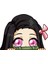 D Komik Demon Slayer Savaş Bana Anime Siperli Araba Sticker Tampon Motosiklet Kask Çıkartması Vinil Su Geçirmez Pvc 16CM*16CM (Yurt Dışından) 1