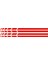 Kırmızı Araba Sticker Arka Görüş Aynası Yan Çıkartma Şerit Vinil Kamyon Araç Gövde Aksesuarları Siyahbeyazkırmızımavi 20*0.7cm (Yurt Dışından) 1