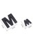 F Stili 25 mm 3D Kendin Yap Harf Alfabe Amblemi Krom ve Siyah Araba Sticker Yeni ve mm Dijital Rozet Logo Aksesuarları Motosiklet (Yurt Dışından) 4