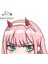 YT-176299-13CM Earlfamıly 13CM Zero Two Darling In The Franxx Tampon Araba Sticker Güneş Kremi Araba Sticker Anime Gölgelenme Çizik Dekorasyon (Yurt Dışından) 1