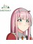 YT-176299-13CM Earlfamıly 13CM Zero Two Darling In The Franxx Tampon Araba Sticker Güneş Kremi Araba Sticker Anime Gölgelenme Çizik Dekorasyon (Yurt Dışından) 2