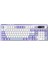 Ajazz AK980 Mor/Gift Switch, Ekranlı Mekanik Klavye RGB, Tam Boy Hot-Swap 3 Modlu 8000 Mah Batarya Oyun Klavyesi, Bluetooth /2.4g Kablosuz/Type-C Kablolu 1