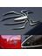 Siyah Araba Sticker Metal 3D Örümcek Araba Logosu Altın Gümüş Araba Stil Aksesuarları Metal Sticker Krom Örümcek Rozeti Amblem (Yurt Dışından) 3