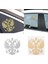 Altın-9.2x8.4cm Rusya Yeni Armaları Nikel Metal Araba Sticker Çıkartmalar Rusya Federasyonu Kartal Amblemi Araba Stil Laptop Sticker (Yurt Dışından) 2