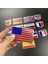 Almanya 50X80MM Evrensel 3D Alüminyum Abd Rusya Fransa Almanya Italya Ingiltere Ispanya Bayrak Kare Araba Sticker Araba Modelleme Aksesuarları (Yurt Dışından) 2