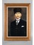 Altın Çerçeveli Paspartulu Atatürk Tablo VS676 1