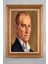 Altın Çerçeveli Paspartulu Atatürk Tablo VS701 1