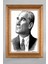 Altın Çerçeveli Paspartulu Atatürk Tablo VS83 1