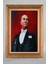 Altın Çerçeveli Paspartulu Atatürk Tablo VS794 1
