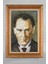 Altın Çerçeveli Paspartulu Atatürk Tablo VS162 1