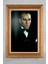 Altın Çerçeveli Paspartulu Atatürk Tablo VS442 1