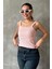 Pembe Fitilli Görünümlü Askılı Basic Atlet MG2236 1