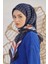 Lacivert Loryan Scarf Diamond Royal Black Eşarp 1