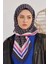 Siyah Loryan Scarf Diamond Royal Black Eşarp 2