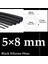 5X8MM Tarzı 1 Milyon 1~6mm Siyah Silikon Boru Esnek Akvaryum Hava Pompası Yumuşak Kauçuk Hortum Isıya Dayanıklı Yüksek Basınçlı Havalandırma Borusu (Yurt Dışından) 1