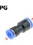 Pg Stili 16 mm Pnömatik Bağlantı Hava Hızlı Bağlantılar Konnektör Su Hortumu Itme Tüp Akış Kontrol Vinç Kuplajları (Yurt Dışından) 1