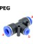 Peg Stili 12MM-10MM (A-B) Pnömatik Bağlantı Hava Hızlı Bağlantılar Konnektör Su Hortumu Itme Tüp Akış Kontrol Vinç Kuplajları (Yurt Dışından) 1
