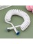 Gri 3 Metre Stili 1 Metre Telefon Hattı Anti-Sarma Yay Duş Hortumu Tuvalet Bidet Banyo Sprey Bağlantı Borusu Su Tesisatı (Yurt Dışından) 3