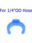 1ı4 Od Hortum Stili Için 50 Parça Su Arıtma Hızlı Bağlantı Hortumu Mavi C-Kelepçe Ro Sistemi Için Akvaryum Ters Osmoz Filtresi Ters Osmoz Sistemi Bağlantı Parçası (Yurt Dışından) 1