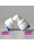 V Şekli 6,5-6,5 mm Stili Ters Osmoz Hızlı Bağlantı Hortum Bağlantı Tee Y Bağlayıcı 2 Yönlü Eşit Dirsek Düz Ro Su Plastik Fitting (Yurt Dışından) 1