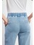 Marla Sky Blue Yüksek Bel Slouchy Jogger Pantolon - Sky Blue 5