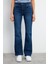 Emilie Dark Blue Bootcut Jean Pantolon - Dark Blue 3