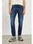 Smith Deep Dark Blue Tapered Fit Jean Pantolon - Deep Dark Blue 4
