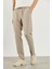 Alfred Beli Lastikli Slim Straight Gofre Pantolon - Gri 5