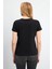 Rachel Bisiklet Yaka Slim Fit Basic Tişört - Siyah 2