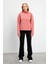 Sera Dik Yaka Sweatshirt - Gülkurusu 4