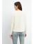 Ashley Bisiklet Yaka Uzun Kollu Tişört - Taş 2