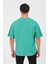 x Serüven Organik Pamuk Erkek Düz Mint Tişört Regular Fit / Normal Kesim 4