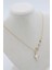 Xupıng Jewelry 14 Ayar Altın Kaplama, Yıldız Zirkon Taşlı Beyaz Kolye 2
