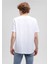 Erkek Düz Beyaz Tişört Regular Fit / Normal Kesim 3