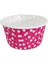 Muffin Kek Kapsülü Pembe Puantiye Büyük Boy 50'li x 5 Paket 4