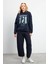 Kolly Slouchy Şalvar Jogging Pantolon - Navy 4