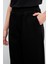 Mary Regular Fit Paçası Detaylı Yumuşak Dokulu Jogging Pantolon(Cupro) - Siyah 4
