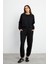 Beli Lastikli Oversize Jogging Pantolon - Siyah 2
