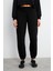 Beli Lastikli Oversize Jogging Pantolon - Siyah 3