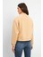 Marina Yarım Fermuarlı Pamuklu Sweatshirt - Bej 4