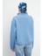 Marina Yarım Fermuarlı Pamuklu Sweatshirt - Mavi 2