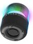 RS19 Kablosuz 10W RGB Aydınlatmalı Bluetooth/USB/AUX/SD Kart Stereo Taşınabilir Hoparlör Siyah 8