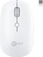 WS211 Dual Mod 2.4GHz WiFi + Bluetooth 1600DPI 6 Tuşlu Şarjlı Sessiz Kompakt Kablosuz Optik Mouse Beyaz 1