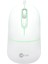 MS110 USB Kablolu 2400DPI 4 Tuşlu RGB Sessiz Click PC, Mac, Dizüstü Bilgisayar ile Uyumlu Optik Mouse Beyaz 1