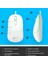 MS110 USB Kablolu 2400DPI 4 Tuşlu RGB Sessiz Click PC, Mac, Dizüstü Bilgisayar ile Uyumlu Optik Mouse Beyaz 3