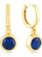 Safir Zirconia Taşlı Moon Küpe 1