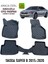 NewDeco Skoda Octavia 2013-2020 Için 5,5d Carbon Style Havuzlu Paspas - Tpe Malzeme 1