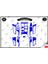 Hyundai Tucson 2015-2020 Torpido Konsol Trim Göğüs Maun Kaplama Set 14 Parça Mavi 1